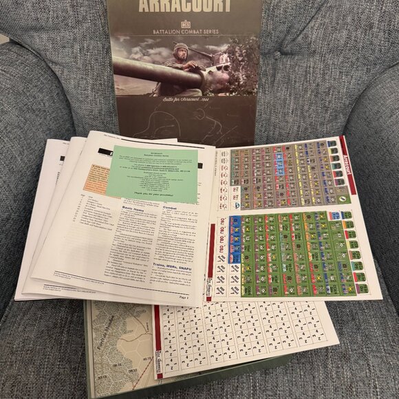 Arracourt (opened never played) Multi-Man Publishing - Picture 10 of 11